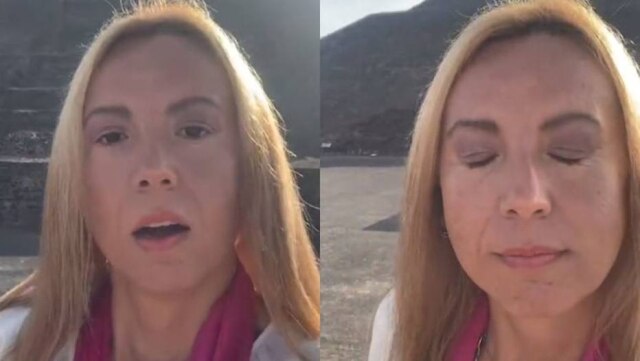 Instagram/@mafewalkerstarseed Na maioria dos vídeos publicados no TikTok, Mafe Walker aparece ao lado das piâmides de Teotihuacan, construídas pelos astecas.