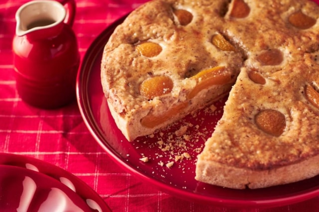 Roberto Seba|Estadão Receita de torta de amêndoas e pêssegos