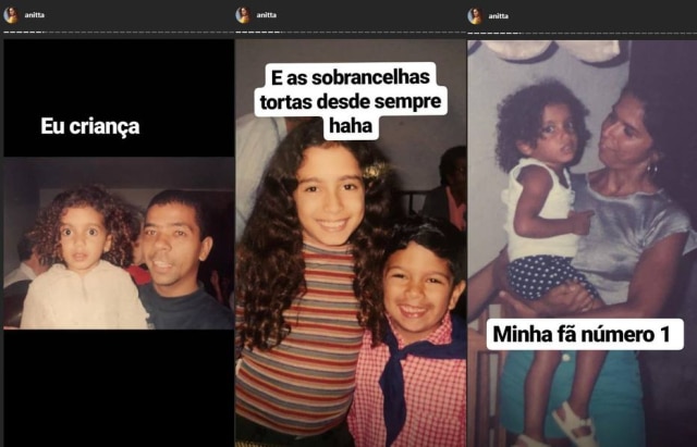 Instagram / @Anitta Stories publicados pela cantora Anitta.
