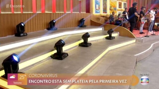 Reprodução/ TV Globo 'Encontro com Fátima' foi ao ar sem plateia nesta segunda, 16.
