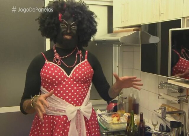 Reprodução/TV Globo Willian, participante de 'Jogo de Panelas', foi acusado de Blackface.