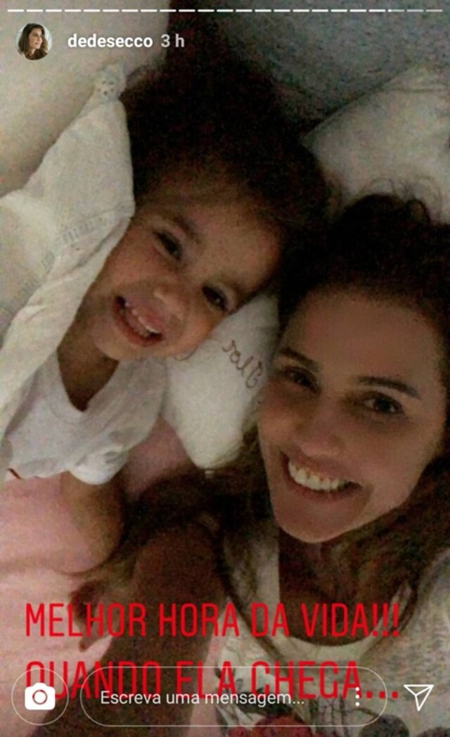 Instagram / @dedesecco Deborah Secco e a filha, Maria Flor