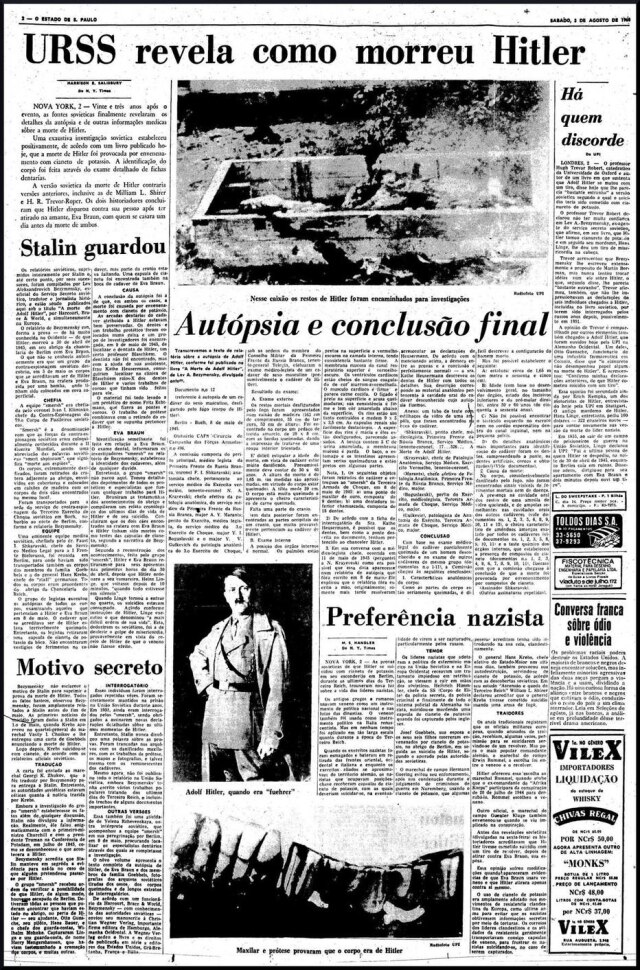 Acervo/Estadão O Estado de S.Paulo - 03/8/1968