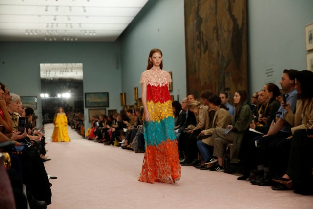 REUTERS/Shannon Stapleton O amarelo foi a cor que mais apareceu no desfile