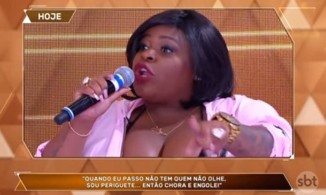 Reprodução/SBT A funkeira Jojo Todynho, no programa 'Casos de Família', no SBT.