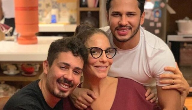 Instagram / @carlinhosmaiaof Carlinhos Maia, Ivete Sangalo e Lucas Guimarães.