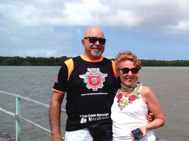 arquivo pessoal Antes da pandemia, Elisabetta Romano Jales e George Walmor Jales amavam viajar pelo mundo