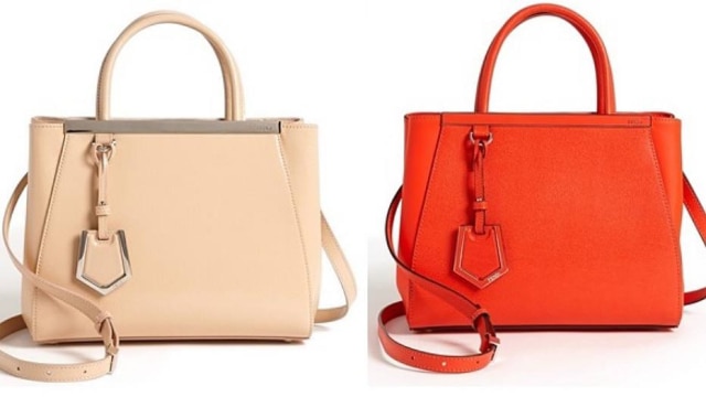 Divulgação Bolsas Fendi que vêm com pingente para gravar as iniciais do nome