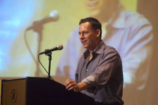 Divulgação Peter Thiel, cofundador do PayPal, foi um dos primeiros grandes investidores do Facebook.
