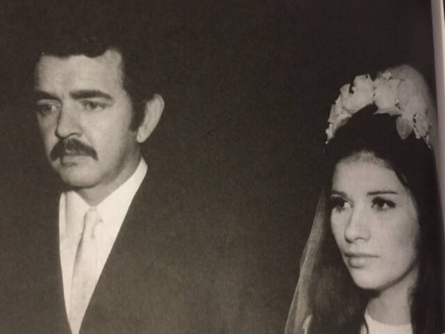 Reprodução Foto do casamento de Umberto e Cecília
