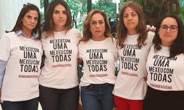 https://www.instagram.com/cissaguimaraes/ Manifestação foi motivada pelo caso de assédio a uma figurinista da Globo