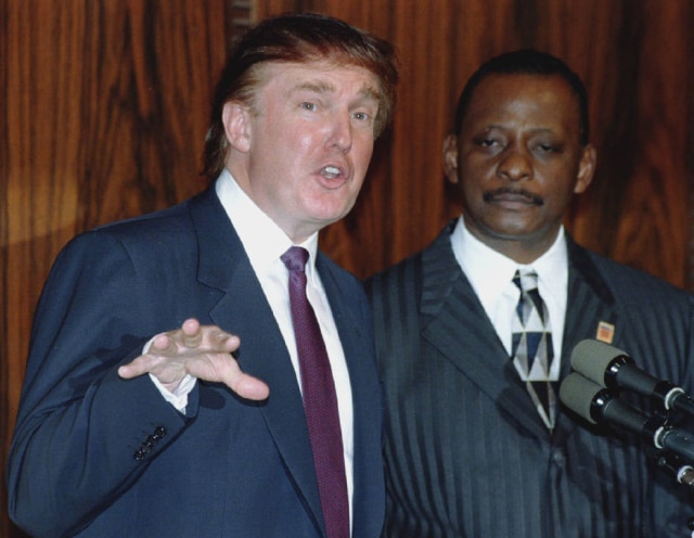 John C. Hillery / Reuters Trump em evento no ano de 1997.