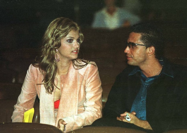 Ricardo Ayres / Estadão Kelly Key e o cantoro Latino em 2002, durante entrega do Prêmio Multishow