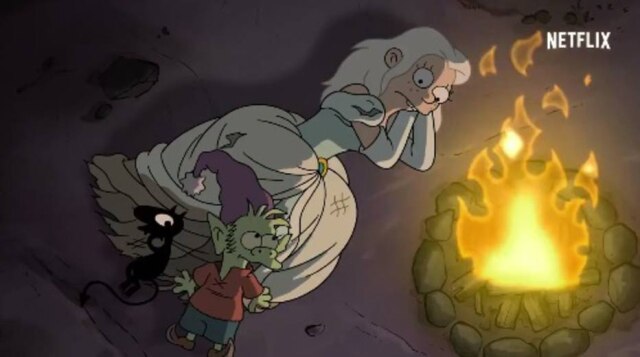 Reprodução de '(Des)encanto' (2018) / Netflix Cena de '(Des)encanto'.