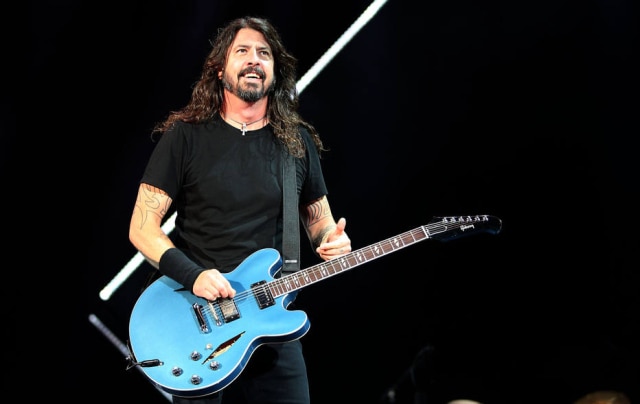 JF Diorio / Estadão Dave Grohl durante show em São Paulo, em fevereiro de 2018.