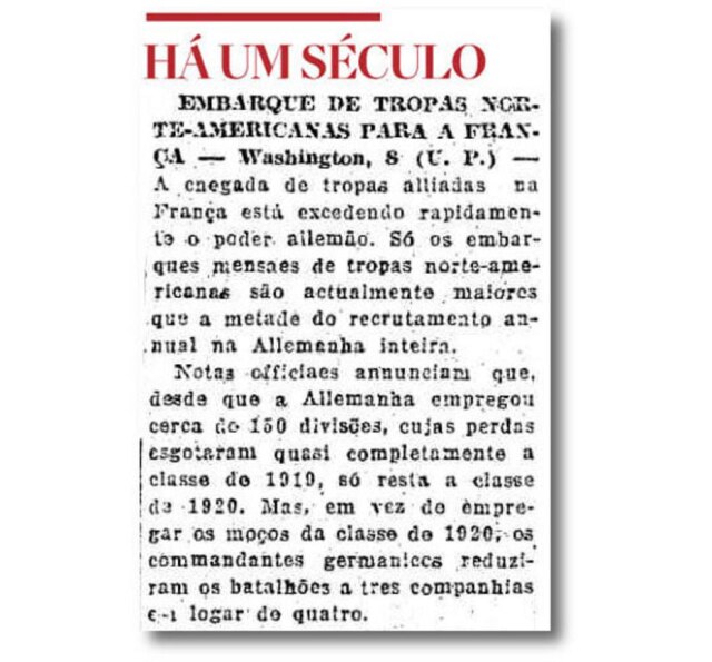 Acervo/ Estadão O Estado de S.Paulo - 09/9/1918