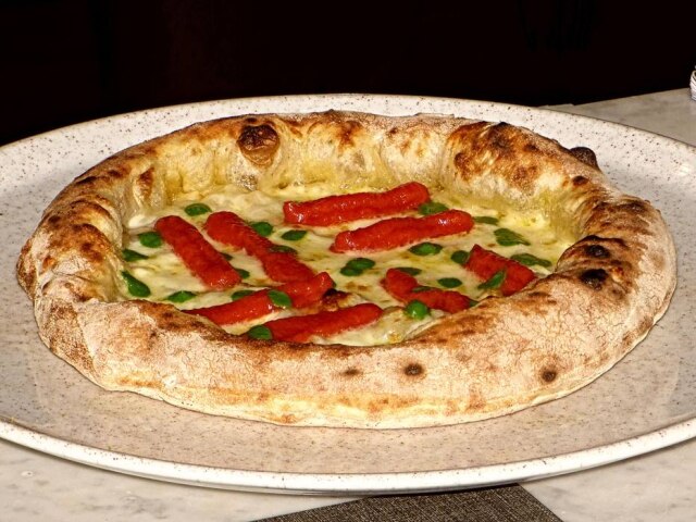 Pizza de margherita da Pepe in Grani Pizzeria 