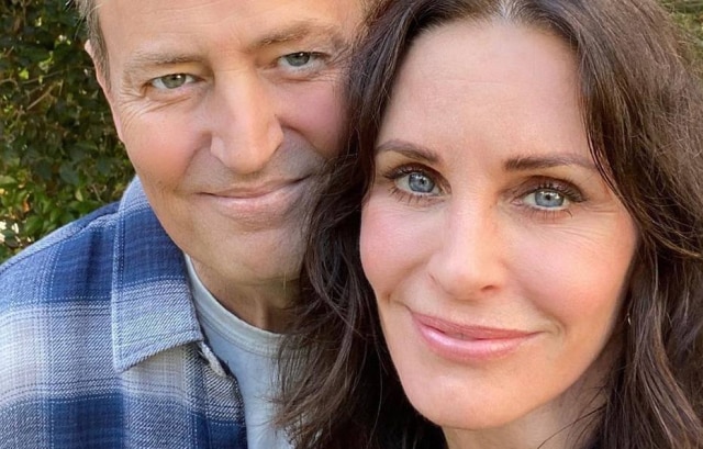 Instagram / @courteneycoxofficial Matthew Perry e Courteney Cox, de 'Friends'