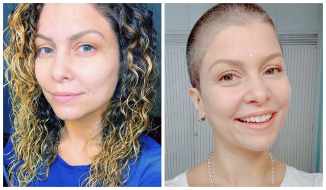 Instagram/@barbaraborgesoficial A atriz Bárbara Borges antes e depois da quarentena.