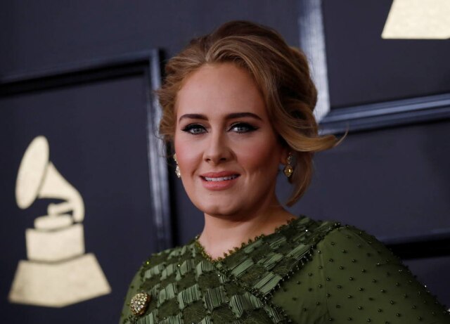 Reuters/Mario Anzuoni A cantora Adele no Grammy Awards, em Los Angeles