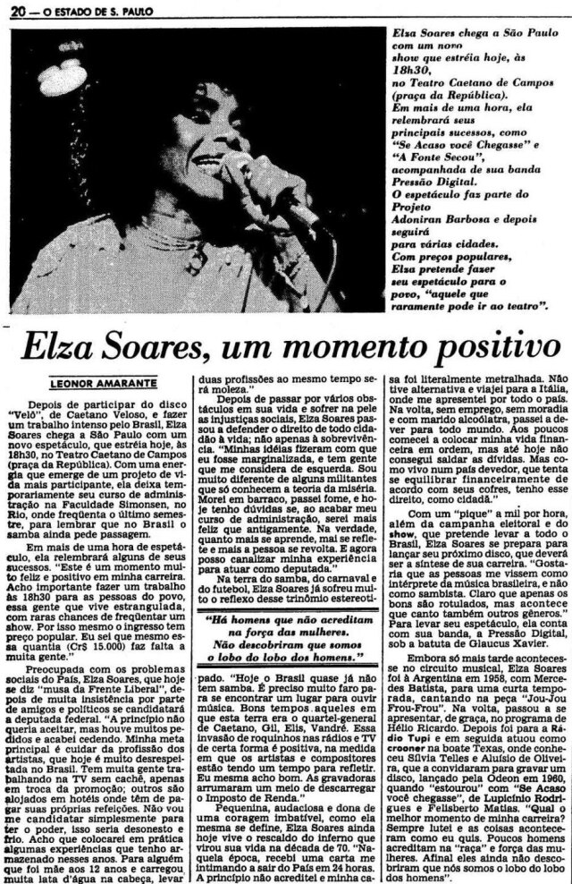 Originais do samba - Acervo - Estadão