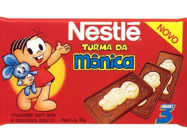 Divulgação Chocolate da Turma da Mônica.
