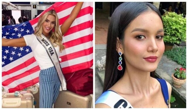 Instagram/@sarahrosesummers/@rern_sinat A Miss Estados Unidos, Sarah Rose Summers, e a Miss Camboja, Rern Sinat.