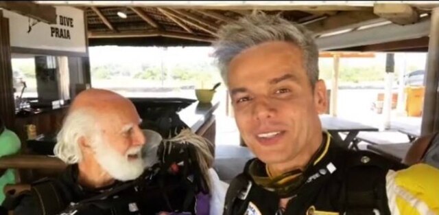 Instagram/@otaviano O ator e apresentador Otaviano Costa.