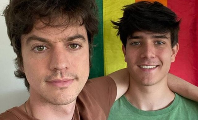 Instagram / @grosteinandrade Fernando Grostein Andrade e seu noivo, Fernando Siqueira.