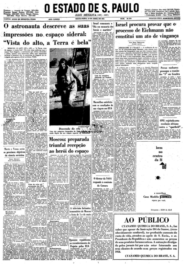 Acervo/Estadão > Estadão - 14/4/1961