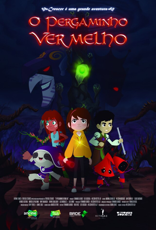 Divulgação / Vitrine Filmes Cartaz oficial de 'O Pergaminho Vermelho'