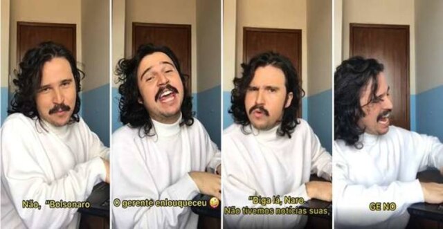Reprodução/Instragam @essemenino 'Esse Menino' é o humorista que encarnou o vídeo da 'Pifaizer'