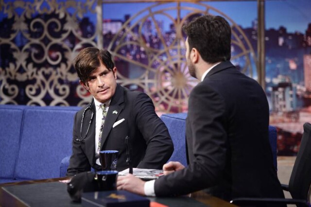 Gabriel Cardoso/SBT/Divulgação No 'The Noite', Dr. Rey falou sobre suas ideias para campanha eleitoral para presidente em 2018.