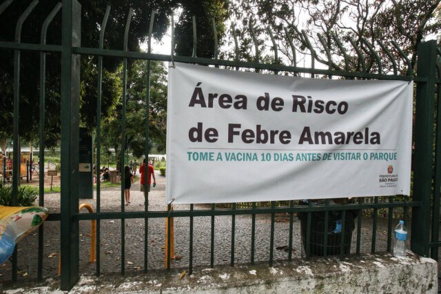 Werther Santana/Estadão A Secretaria do Verde e do Meio Ambiente de SP chegou a fechar parques municipais como ação preventiva contra a febre amarela.