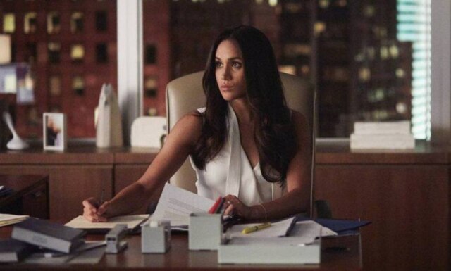 Reprodução/USA Network A duquesa de Sussex, Meghan Markle, ainda como atriz na série 'Suits'.