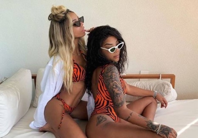 Instagram/@ludmilla A cantora Ludmilla e a namorada, a bailarina Brunna Gonçalves.