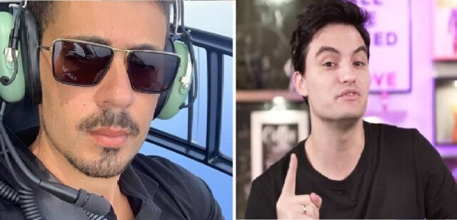 Instagram / @carlinhosmaiaof | YouTube / @FelipeNeto Comentário de Carlinhos Maia (à esquerda) foi alvo de críticas de Felipe Neto (à direita).
