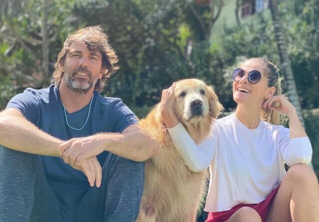 Instagram / @ingridguimaraesoficial Os atores Marcelo Faria e Ingrid Guimarães passaram alguns dias juntos em quarentena