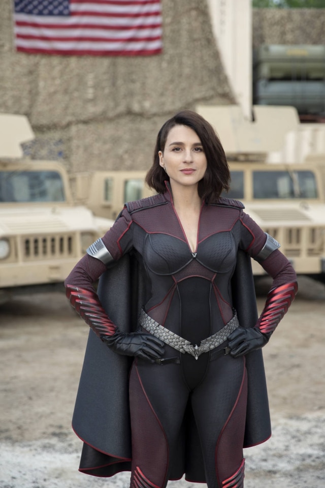 Amazon Prime Video / Divulgação Um dos destaques da temporada é a super-heroína Stormfront, nova integrante dos Sete
