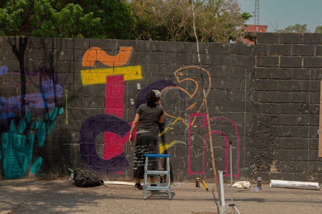 Matheus Sandes / Virada Sustentável O 100 Minas na Rua já havia produzido um mural no bairro da Lapa de Baixo, como forma de revitalizar a área. A ideia é fazer a mesma coisa na Vila Leopoldina