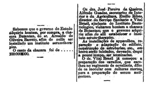 Acervo/Estadão Estadão - 09 e 10/11/1899