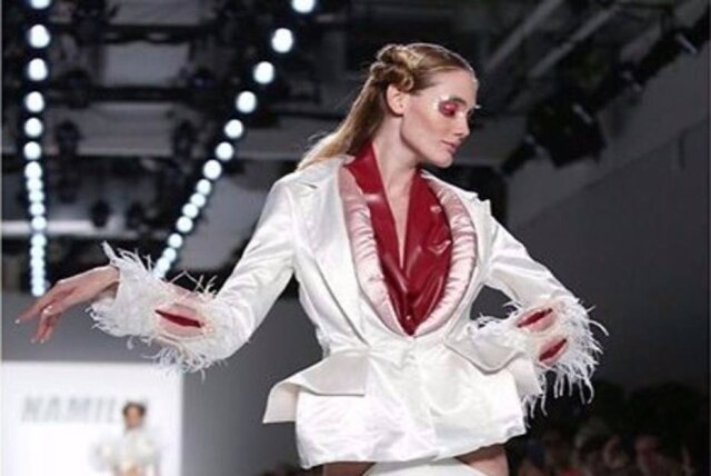 Instagram/ @_namilia_ Marca se inspira em vaginas em desfile no NYFW