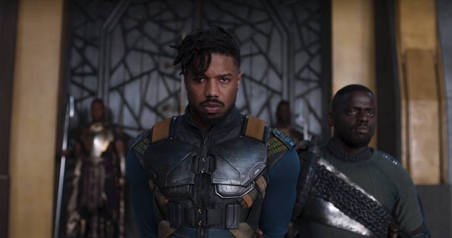 Disney/Marvel Studios 'Pantera Negra' não bateu recordes apenas de bilheteria: ele se tornou o filme mais citado no Twitter; na foto, Michael B. Jordan.