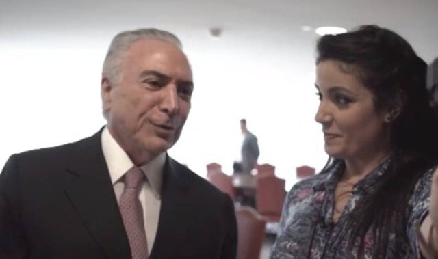 Twitter / @governodobrasil O presidente Michel Temer em vídeo divulgado em suas redes sociais.