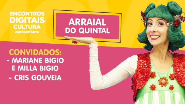 Divulgação/TV Cultura Live de arraial do 'Quintal da Cultura' ocorre no Facebook da emissora e no canal da atração no YouTube