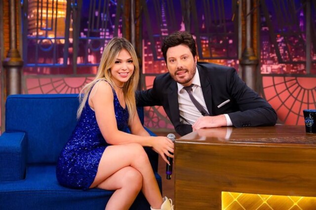 Gabriel Cardoso/SBT No 'The Noite' da última sexta, 15, Melody falou sobre o que sonha para carreira, e explicou que as pessoas colocam 'muita treta' entre ela e Anitta.