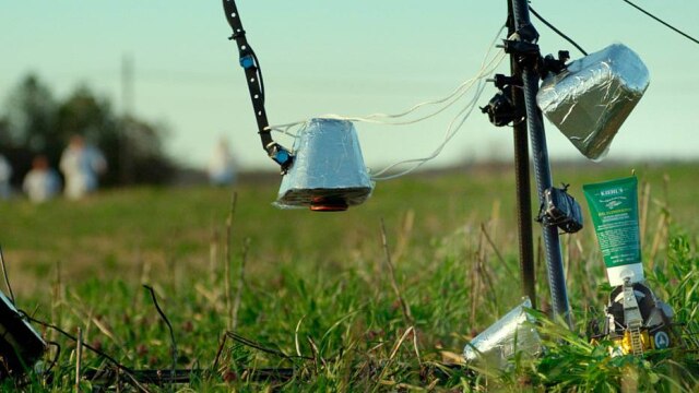 Divulgação Embalagem e parafernália técnica colocada em um balão metereológico