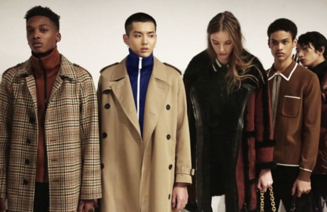 divulgação Burberry: trench coats e mood esportivo