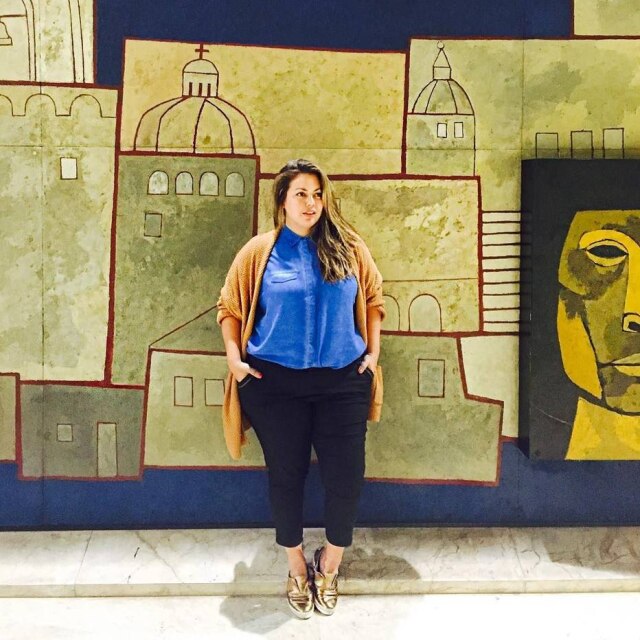 Divulgação A modelo plus size Fluvia Lacerda participará de uma roda de conversa no Pop Plus