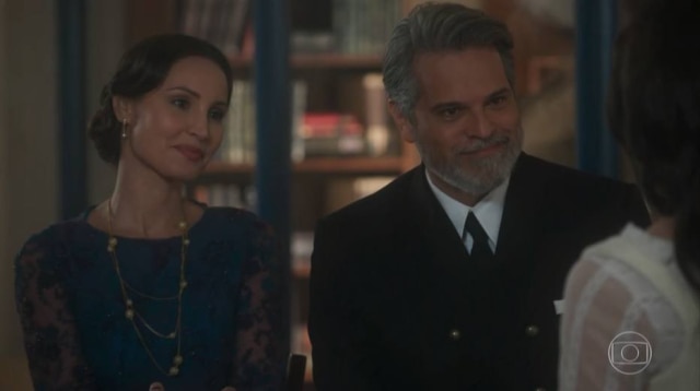 Cena da novela 'Tempo de Amar'/Globo Treze anos depois de participar da 'Casa dos Artistas', a atriz Paola Rodrigues fez sua estreia em uma novela da Globo